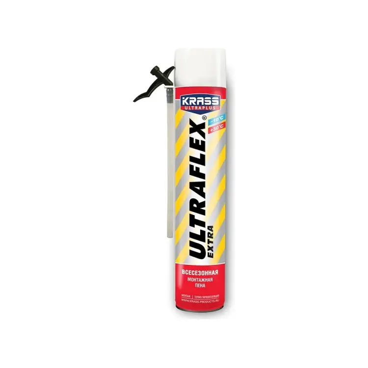 Всесезонная монтажная пена KRASS ULTRAFLEX Extra Лк-00003909 Всесезонная монтажная пена KRASS ULTRAFLEX Extra Лк-00003909