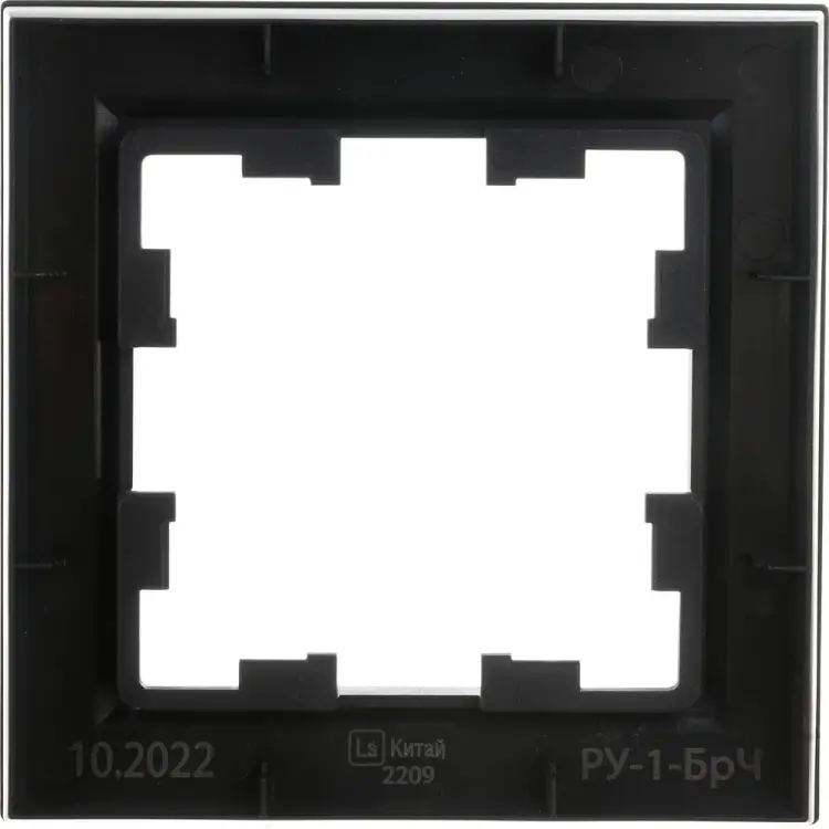 Одноместная рамка IEK Brite ру-1-брч BR-M12-K02