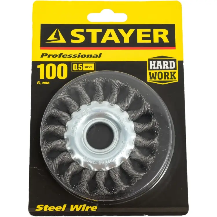 Дисковая щетка для ушм STAYER MASTER 35120-100 Дисковая щетка для ушм STAYER MASTER 35120-100