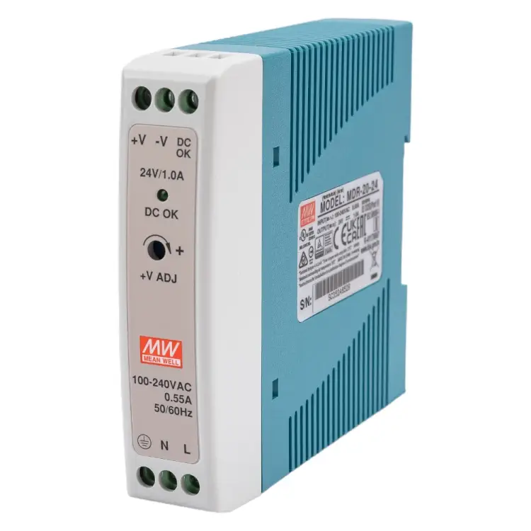 Источник питания Mean Well MDR-20-24 Т00249982