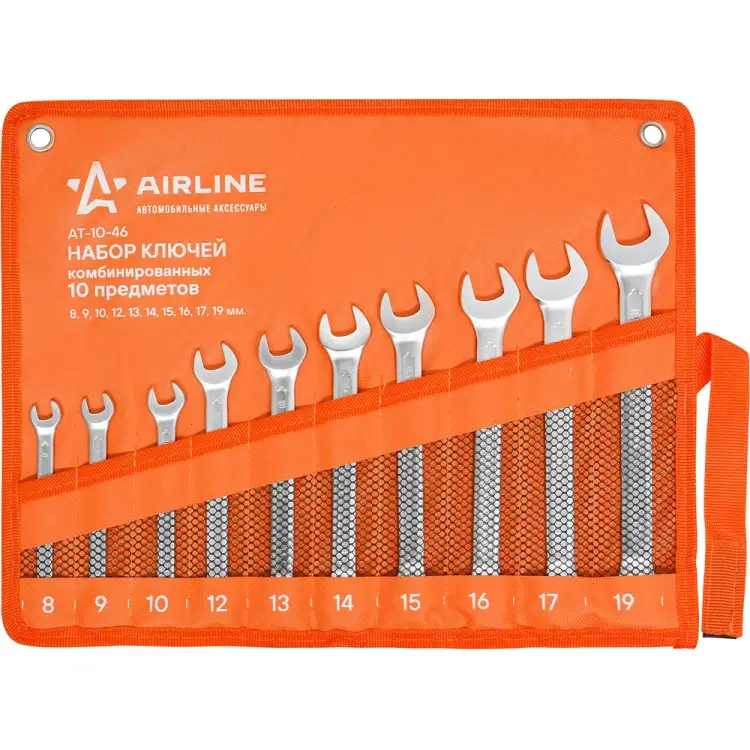 Набор ключей комбинированных Airline AT-10-46 Набор ключей комбинированных Airline AT-10-46