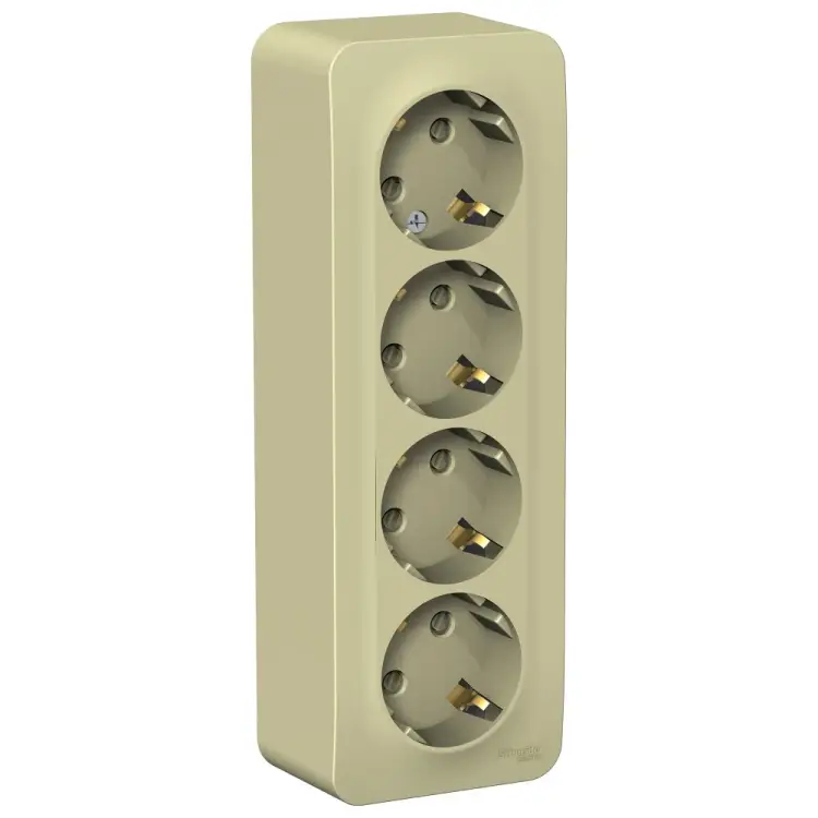 4-ая наружная розетка Systeme Electric Blanca BLNRA011417