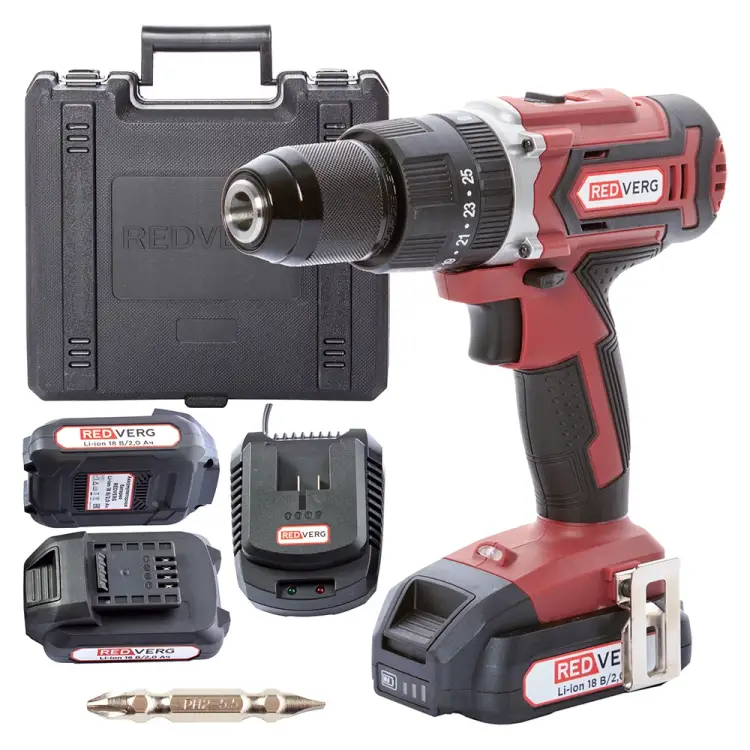 Аккумуляторный ударный шуруповерт REDVERG RD-IS18/U 6672863