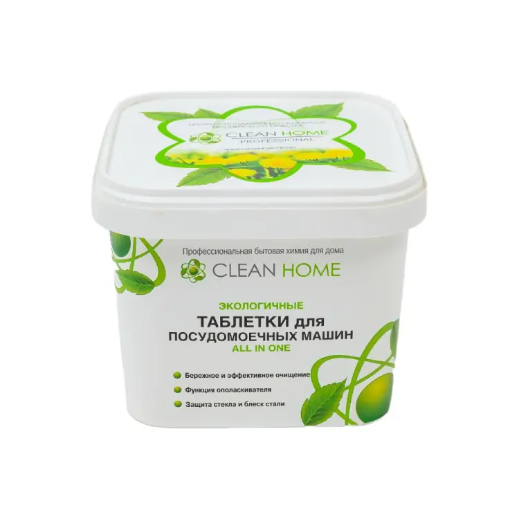 Таблетки для посудомоечных машин CLEAN HOME ALL in ONE 498