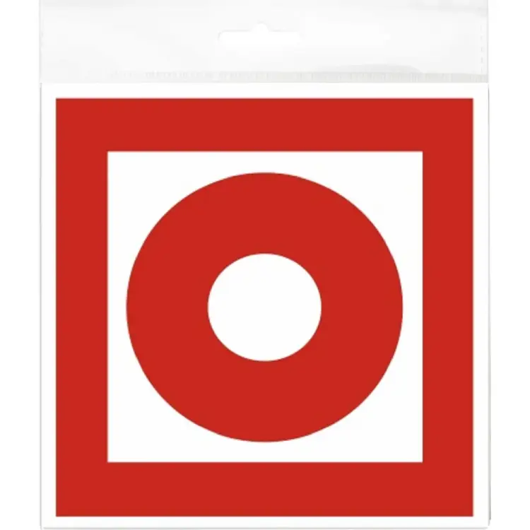 Табличка Контур Лайн 200x200 Тревожная кнопка 12FC0169