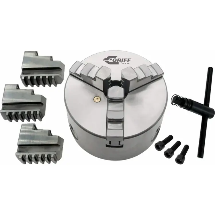 Трехкулачковый патрон токарный GRIFF 7100-0005П b208264 Трехкулачковый патрон токарный GRIFF 7100-0005П b208264