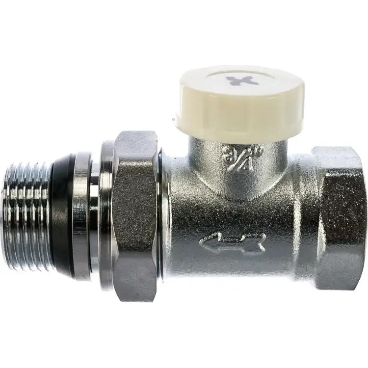 Прямой запорный радиаторный клапан IVANCI IVC.103002.N.04