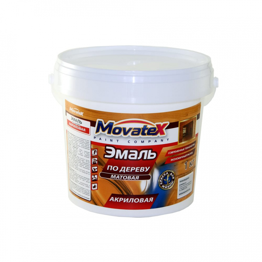Акриловая эмаль по дереву Movatex Т03407