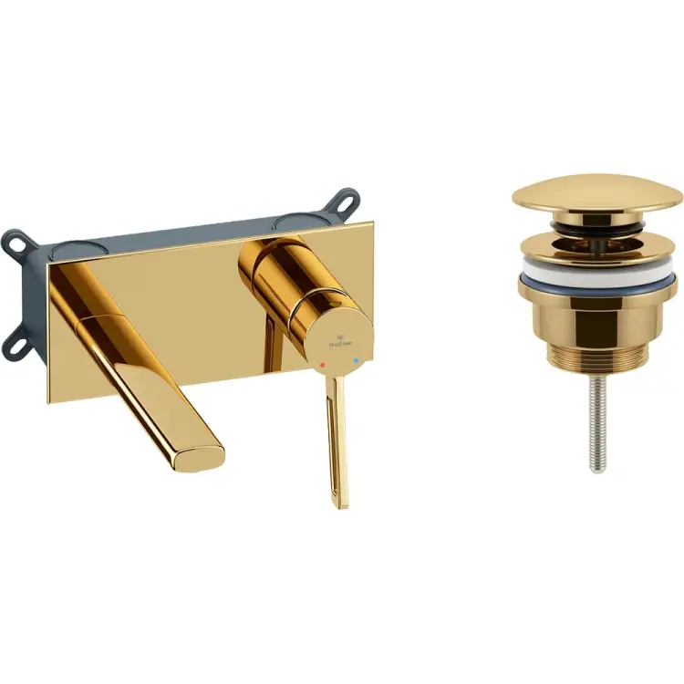 Встраиваемый смеситель для раковины в ванную комнату Wellsee ONCE! and forever 201000448