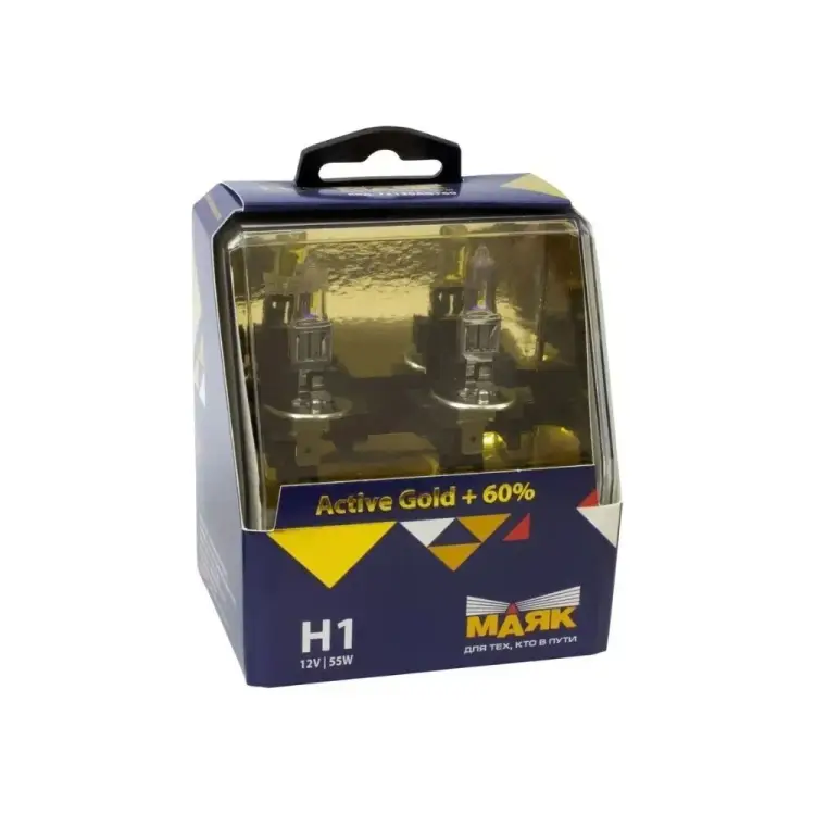 Автомобильная галогенная лампа Маяк 72120AG+60