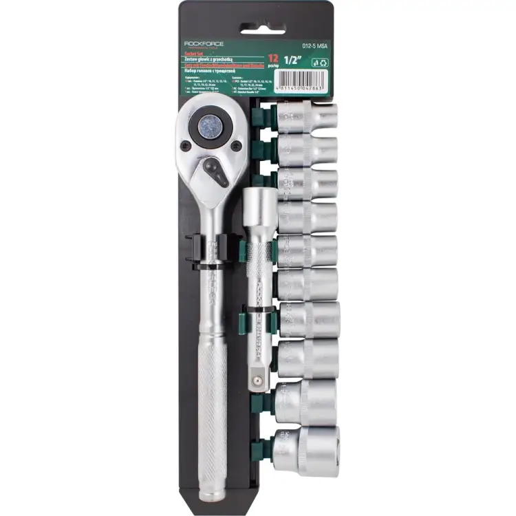 Набор головок торцевых Rockforce RF-012-5MSA(51238)