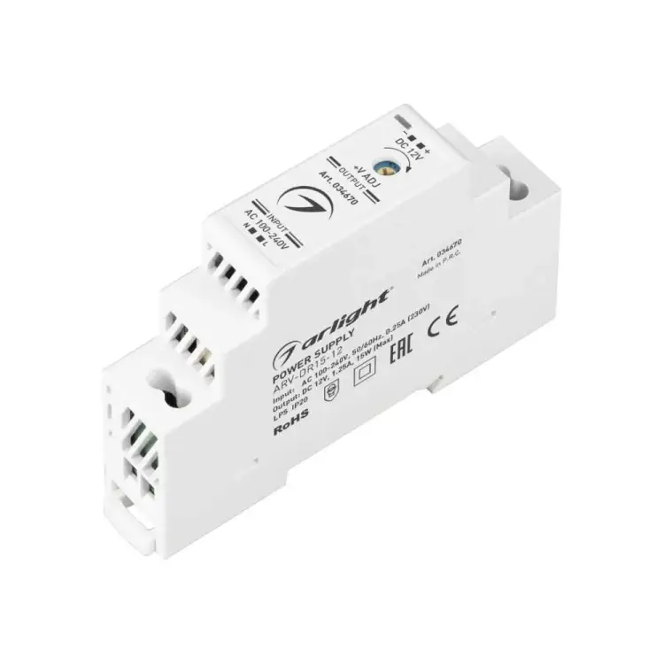 Блок питания Arlight ARV-DR15-12 34670