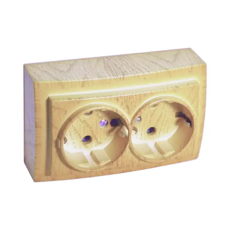 Розетка Nilson Themis wood 26281025