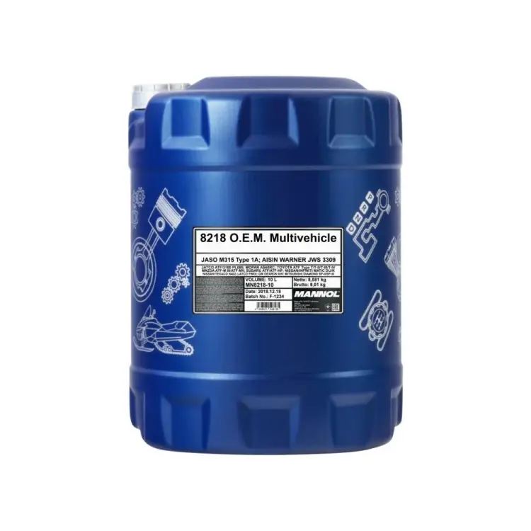 Жидкость для акпп MANNOL MULTIVEHICLE JWS 3309 821810