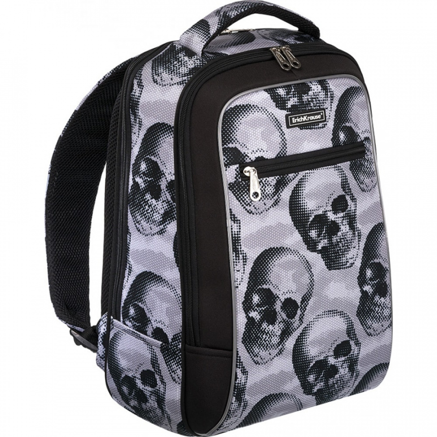 Ученический рюкзак ErichKrause ErgoLine Urban Pixel Skull