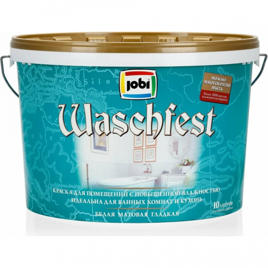 Краска для кухонь и ванных комнат JOBI WASCHFEST