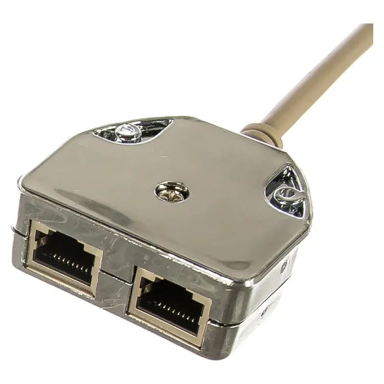 Экранированный Y-адаптер TWT Y-E2-E2-S