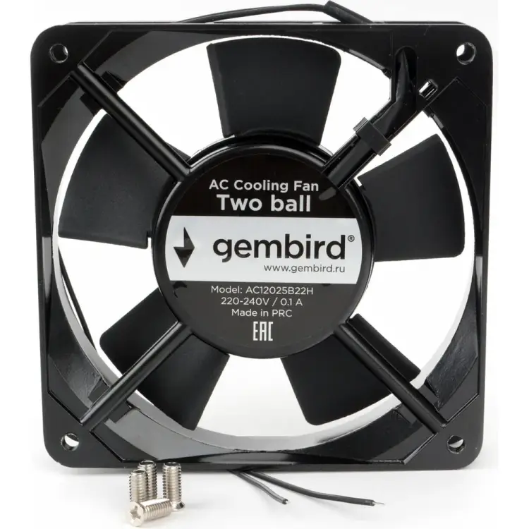 Вентилятор Gembird AC12025B22H Вентилятор Gembird AC12025B22H