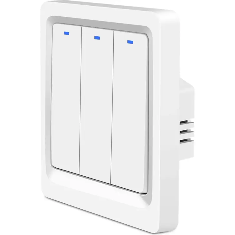 Умный трехкнопочный выключатель Roximo Zigbee SZBTN01-3