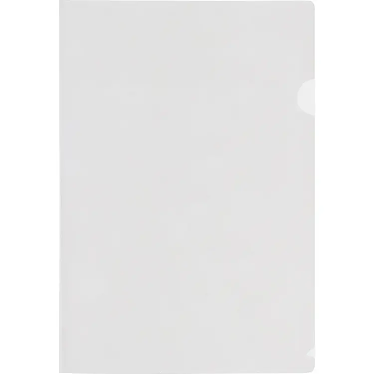 Папка уголок Flexoffice FO-CH06 CLEAR