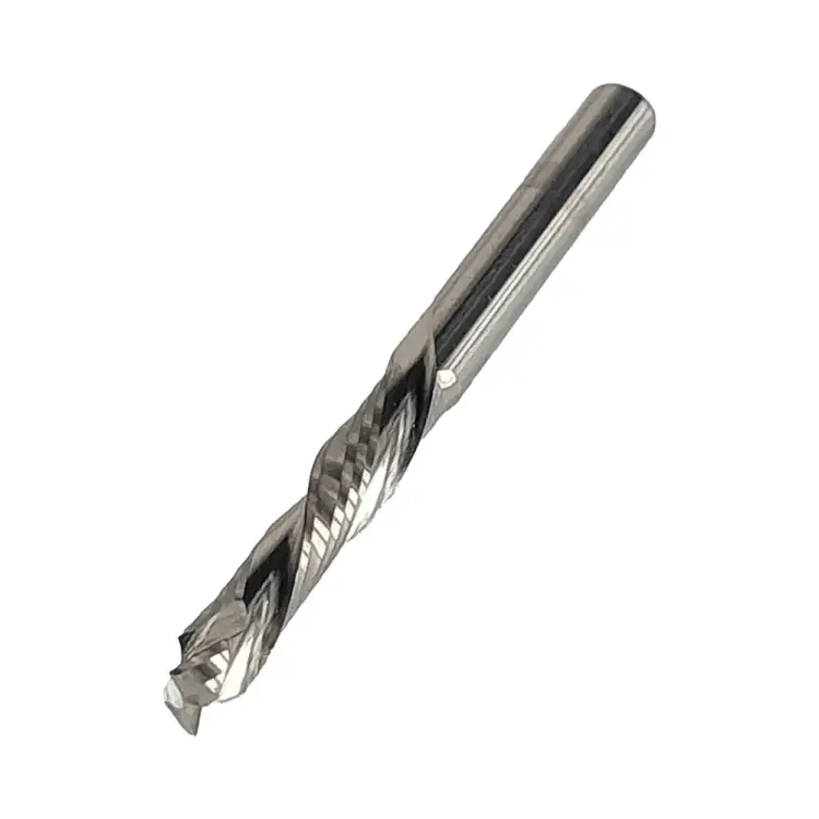 Спиральная двухзаходная компрессионная фреза для ЧПУ Greencut GC4124