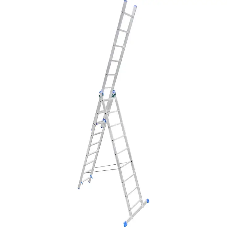 Трехсекционная алюминиевая лестница LadderBel LS309