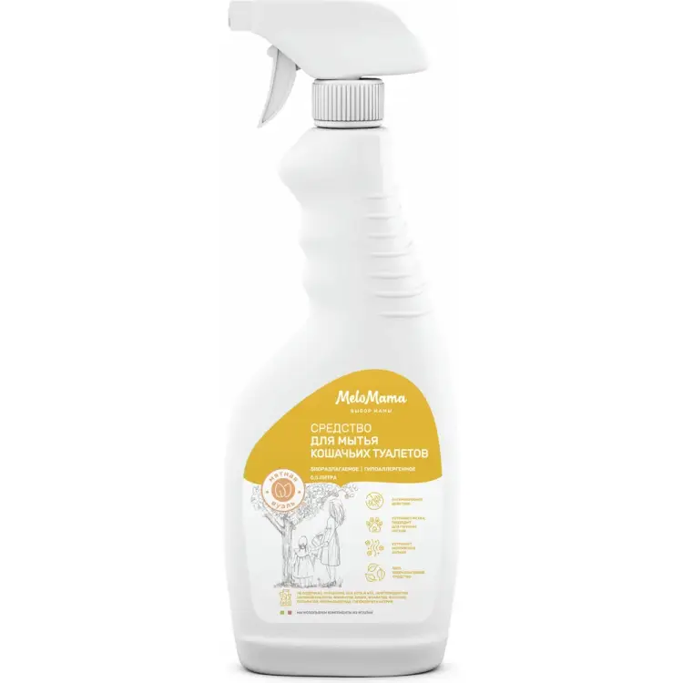 Спрей для мытья кошачьих туалетов MeloMama 50026