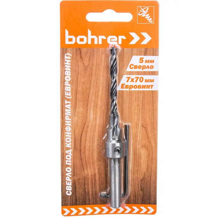 Сверло под конфирмат по дереву Bohrer 31710770