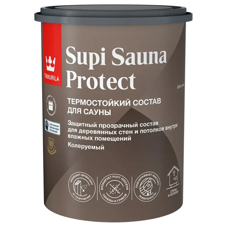 Защитный состав для саун Tikkurila supi sauna protect 700014050