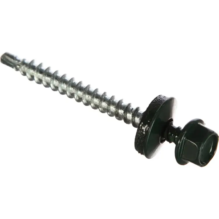 Кровельный саморез Стройметиз 4,8х51 RAL6005 зеленый мох (200 шт.) 2130056