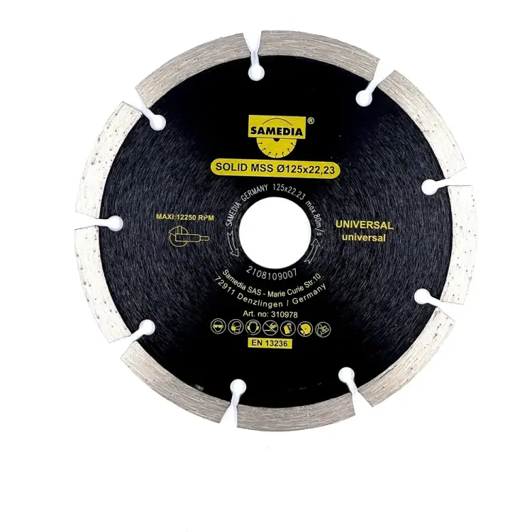 Универсальный алмазный диск SAMEDIA SOLID MSS 310978