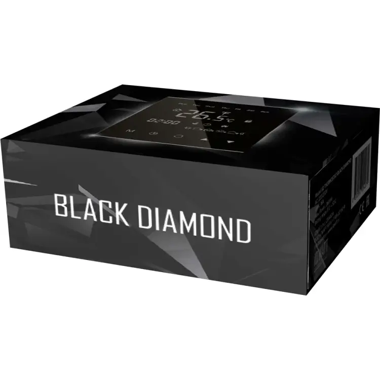 Программируемый терморегулятор для теплого пола IQWATT IQ THERMOSTAT BLACK DIAMOND 407 Программируемый терморегулятор для теплого пола IQWATT IQ THERMOSTAT BLACK DIAMOND 407