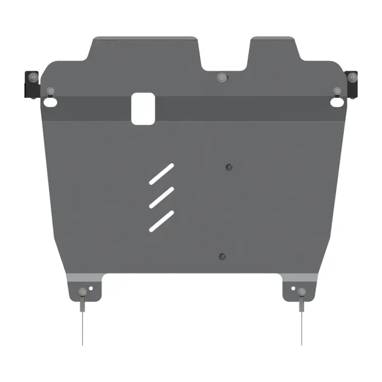 Защита картера и КПП для MITSUBISHI Outlander XL 2006-07.2012 3, гнутая, AL 5 мм, с крепежом sheriff 1220