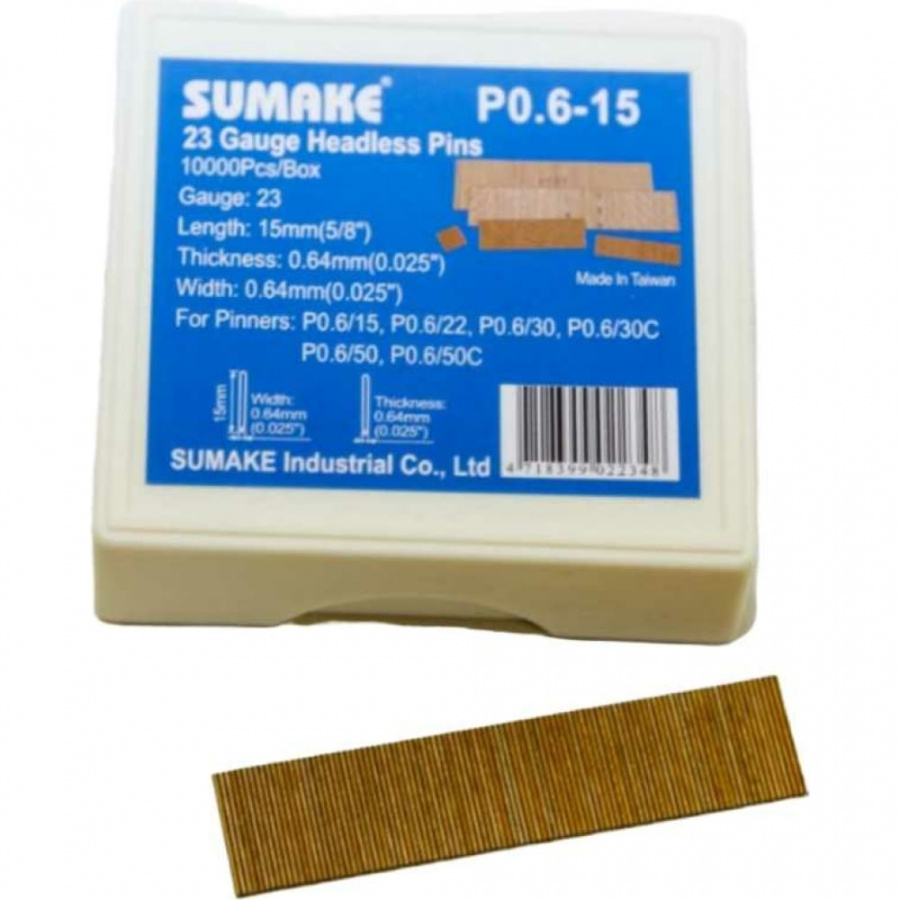 Шпилька Pegas pneumatic Sumake P0.6-15, 15 мм, 10000 шт.