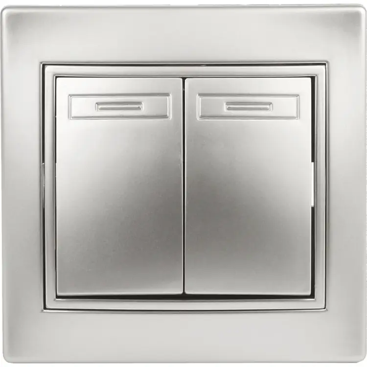 Двухклавишный выключатель Intro Plano 1-104-03 Б0053762