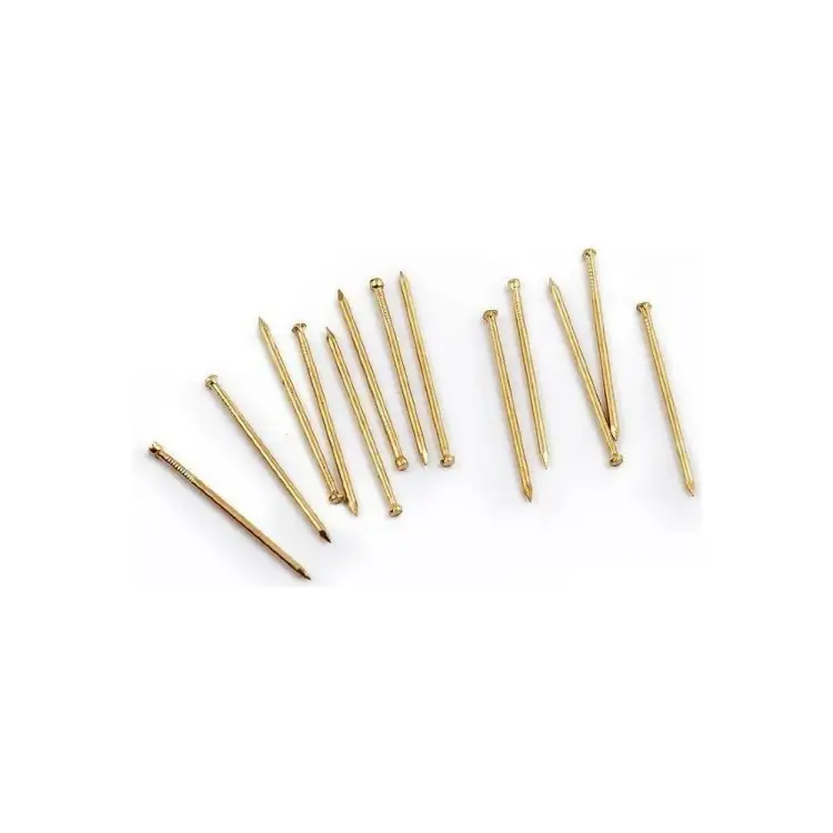 Финишные, латунированные гвозди vipкрепеж 21132 VIPS