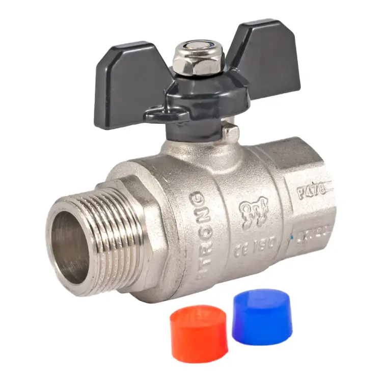 Шаровой кран PROFACTOR в/н бабочка 3/4 дюйма PF FBV 286