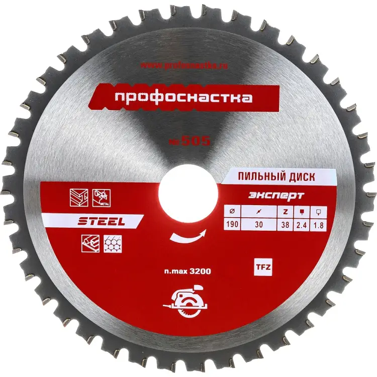 Пильный диск Профоснастка Эксперт 505 60401025 Пильный диск Профоснастка Эксперт 505 60401025