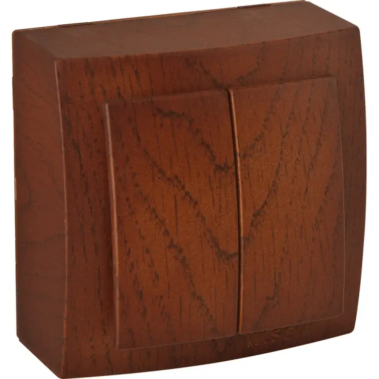 Двухклавишный выключатель Nilson Themis 26261003