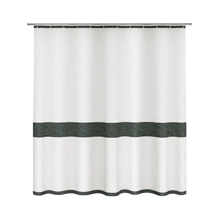 Шторка для ванной комнаты FORA STONE BLACK FOR-STN204BL