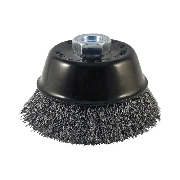 Чашечная гофрированная щетка для ушм D.BOR METAL Standard D01-MS-125-M14-030