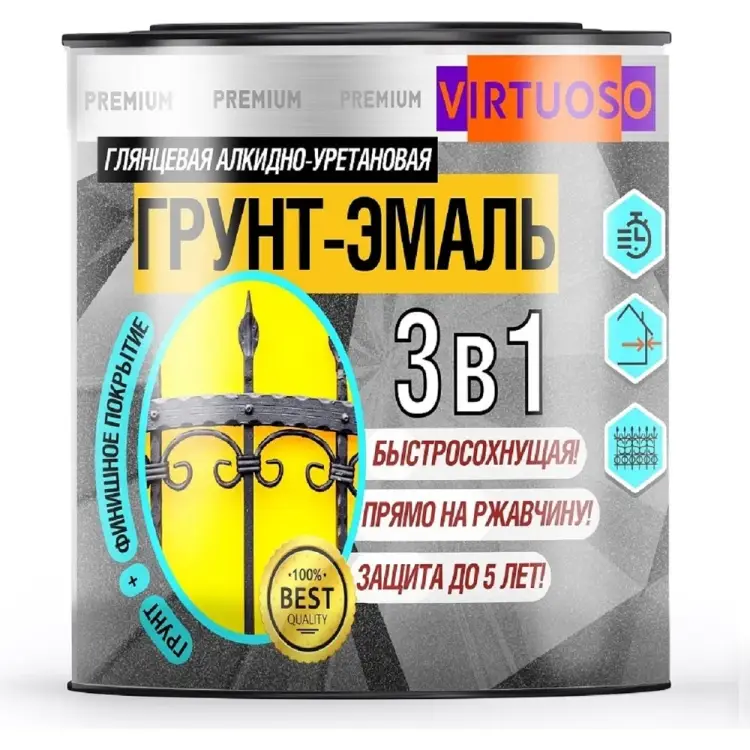 Грунт-эмаль по ржавчине Virtuoso PREMIUM 11592722 Грунт-эмаль по ржавчине Virtuoso PREMIUM 11592722