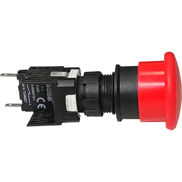 Возвратная грибовидная нажимная кнопка EMAS D200YM30K