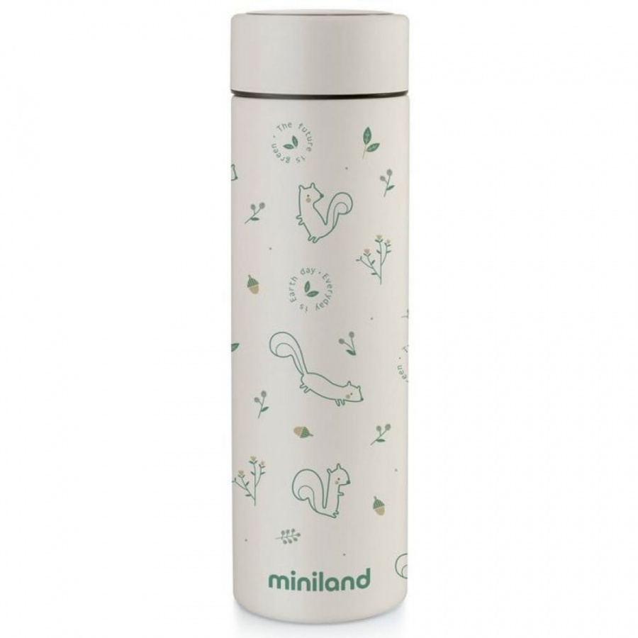 Детский термос для еды и жидкостей Miniland Natur Thermos Chip бурундук