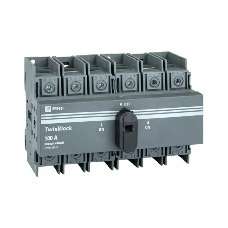 Реверсивный рубильник EKF TwinBlock tb-s-100-3p-rev Реверсивный рубильник EKF TwinBlock tb-s-100-3p-rev