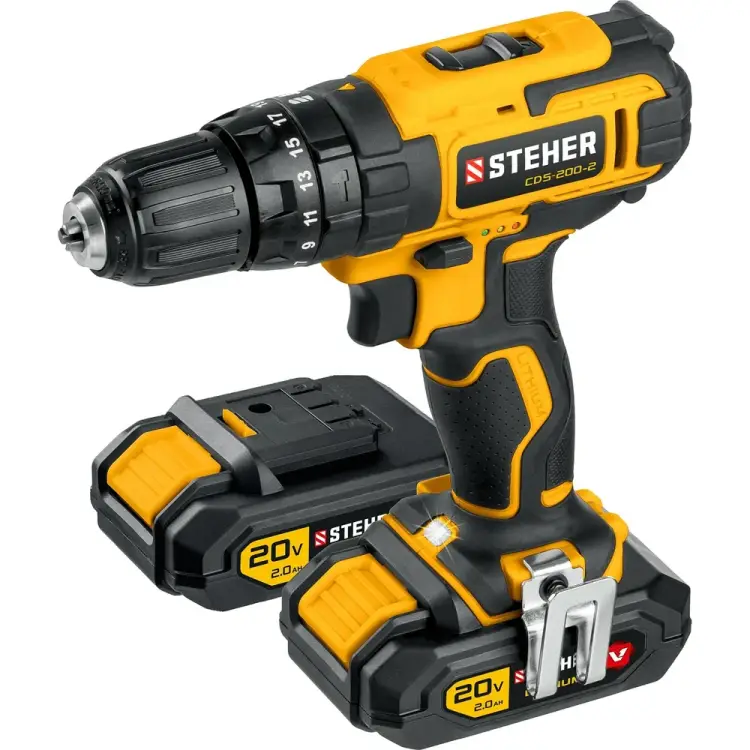 Ударная дрель-шуруповерт STEHER CDS-200-2 Ударная дрель-шуруповерт STEHER CDS-200-2