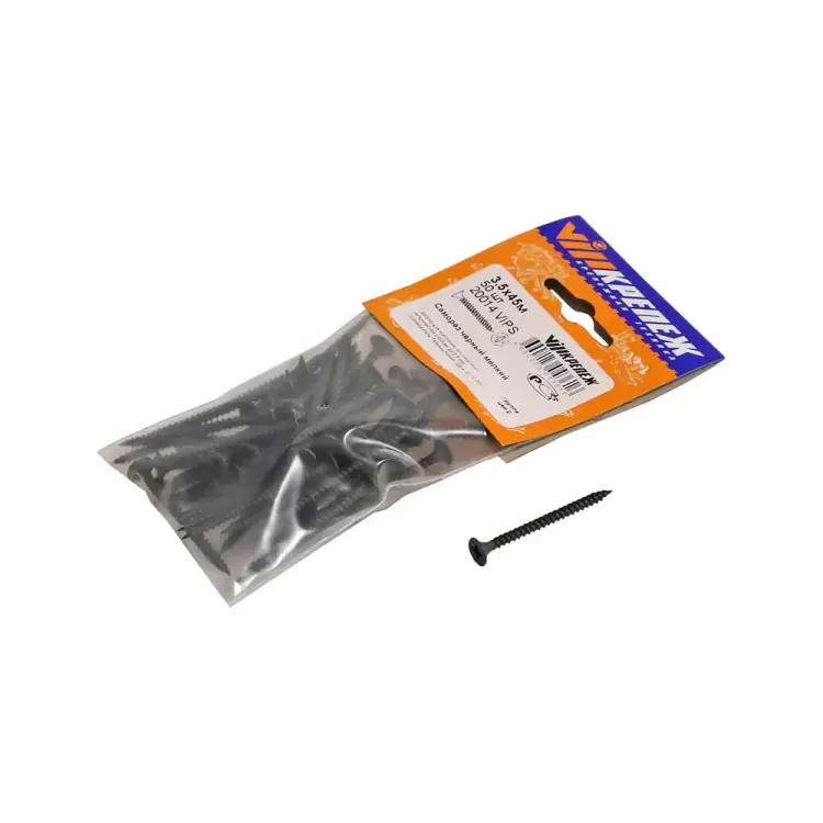 Саморез vipкрепеж черный 20014 VIPS