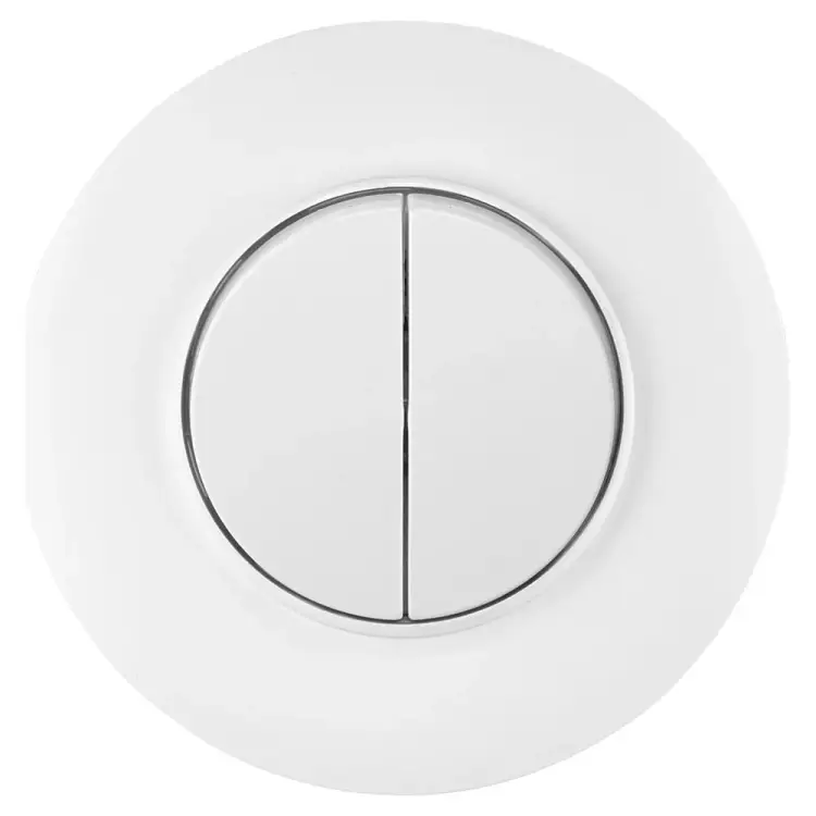 Двухклавишный выключатель BYLECTRICA ПРОВАНС белый С510-2402