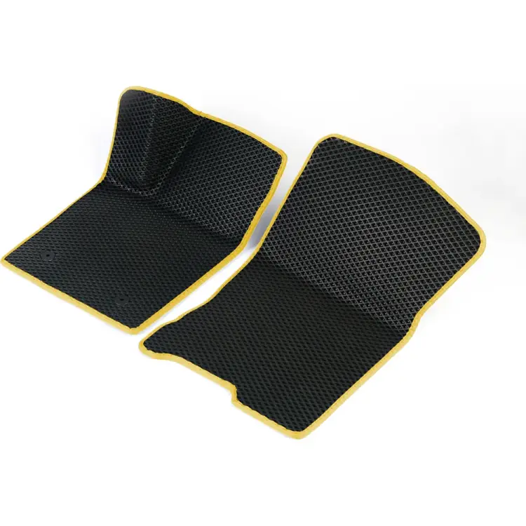 Передние коврики для Hyundai Getz 2002-2011 (Хендай гетс) Vicecar 2DL18002-желтый