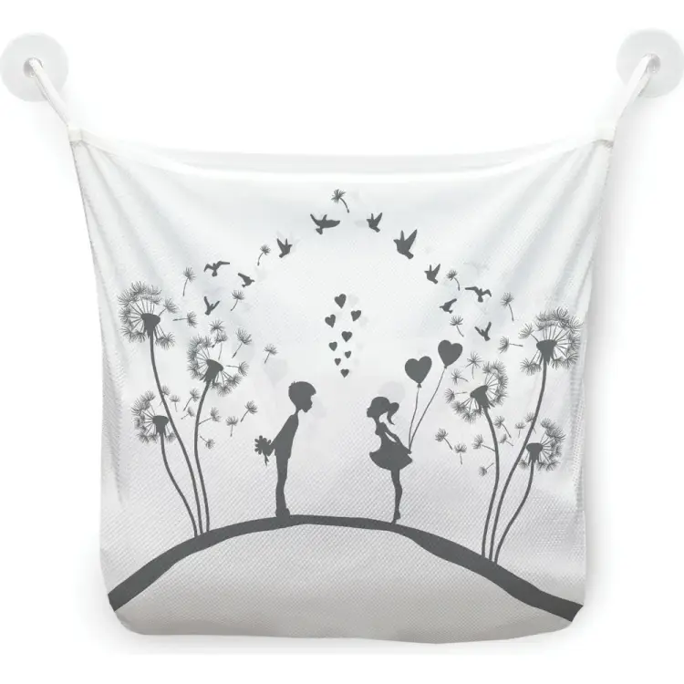 Настенная сетка-органайзер для ванной для игрушек JOYARTY Летний поцелуй tgb_385260